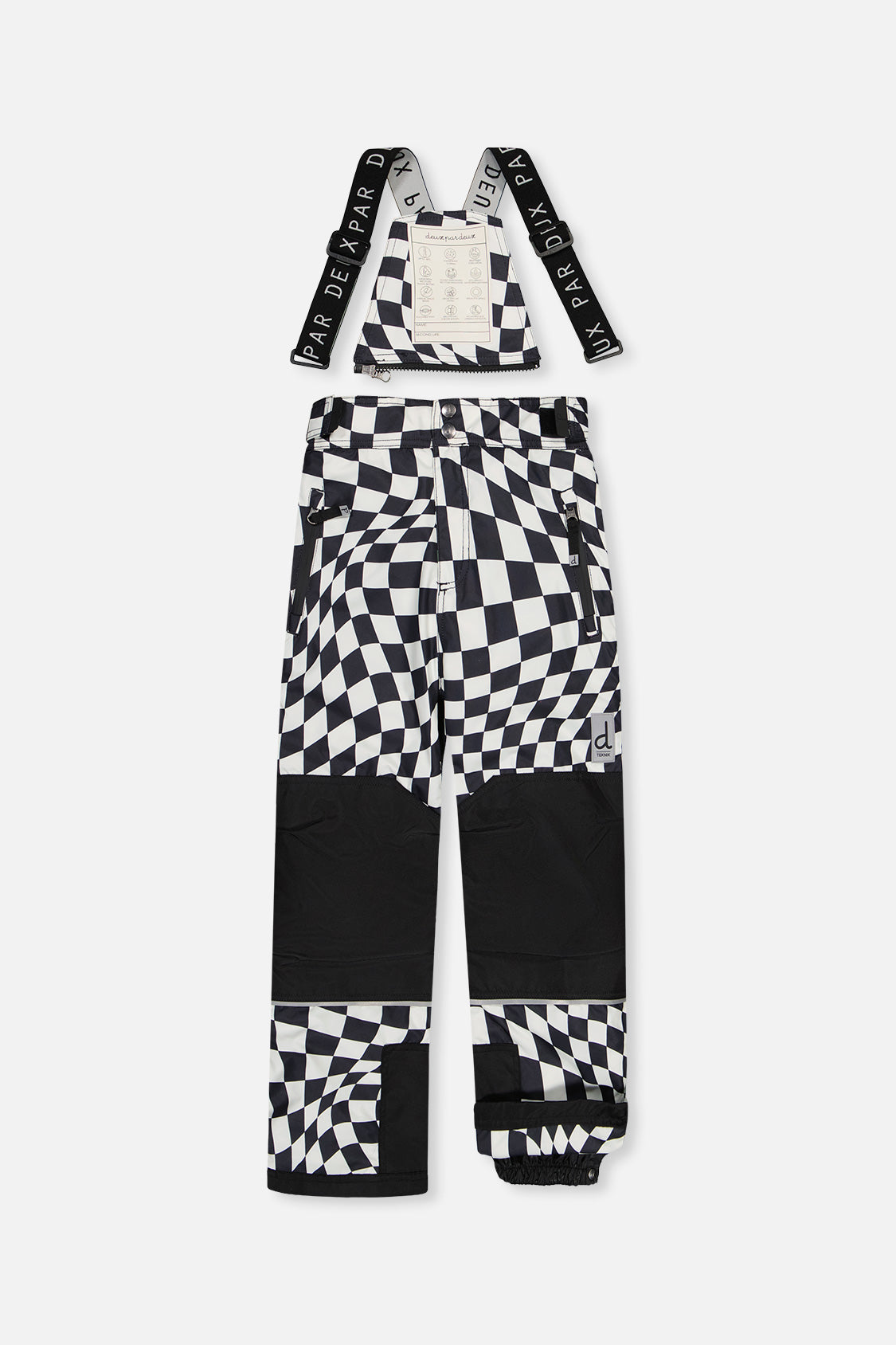 Two Piece Teknik Snowsuit Black And White - J10TB52_09990