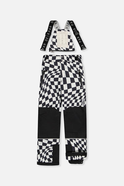 Two Piece Teknik Snowsuit Black And White - J10TB52_09990