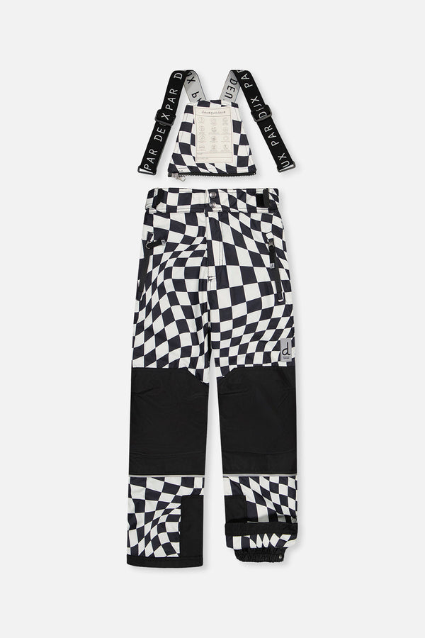 Two Piece Teknik Snowsuit Black And White - J10TB52_09990