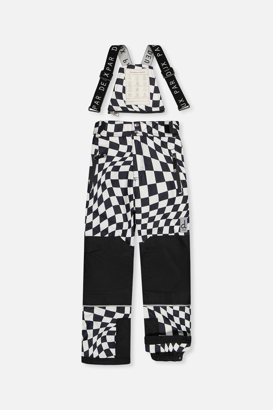 Two Piece Teknik Snowsuit Black And White - J10TB52_09990