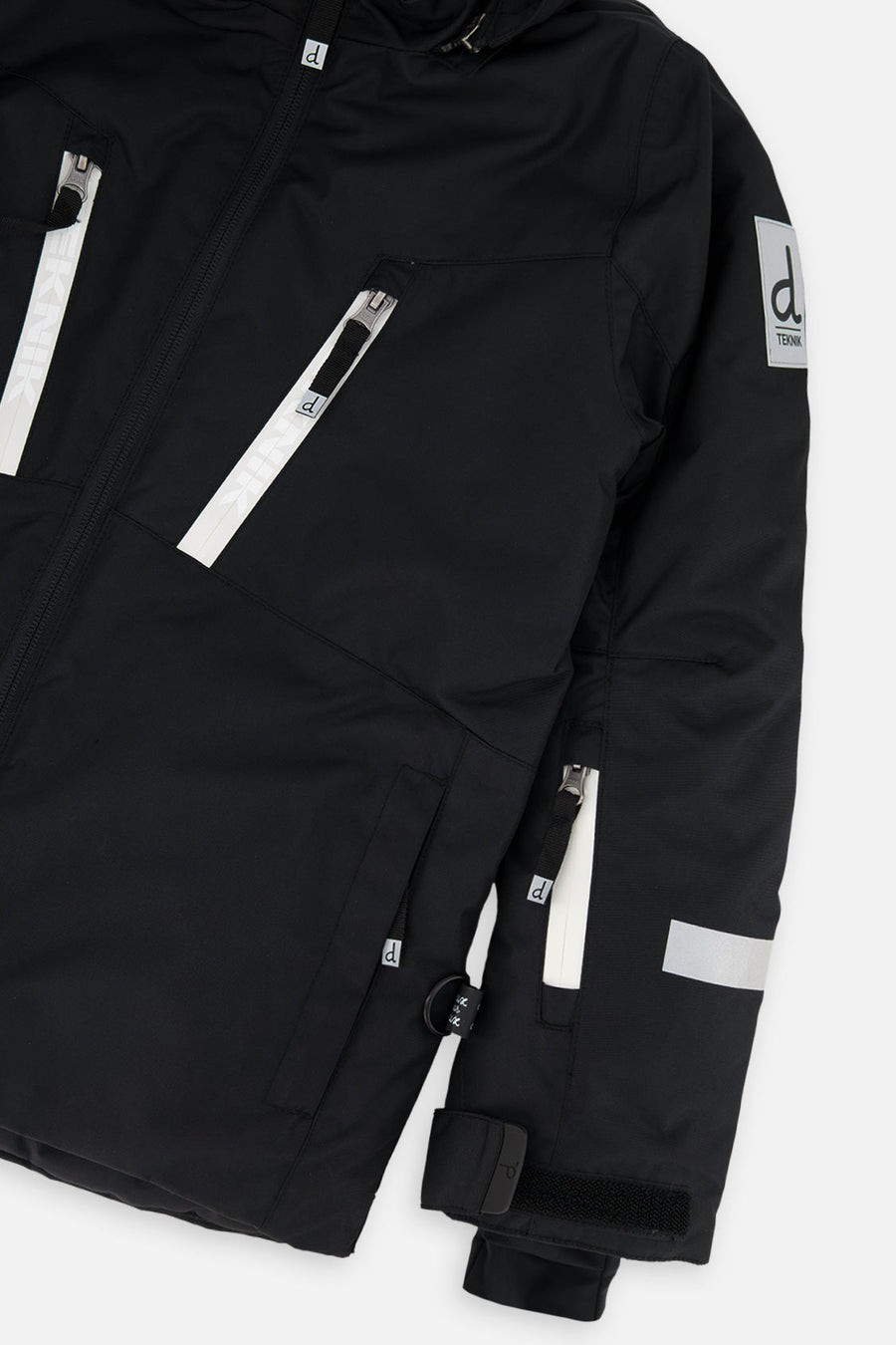 Two Piece Teknik Snowsuit Black And White - J10TB52_09990