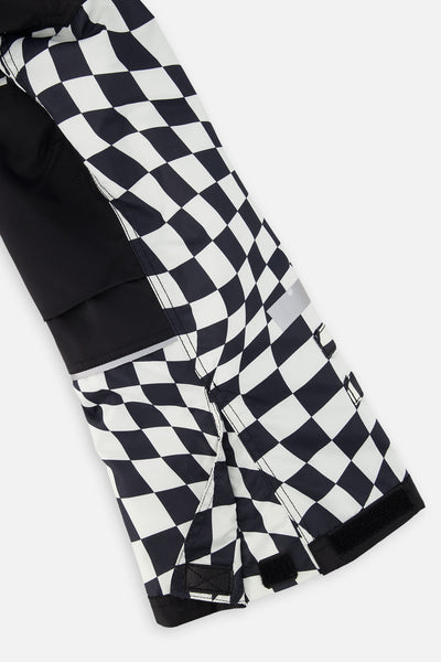 Two Piece Teknik Snowsuit Black And White - J10TB52_09990