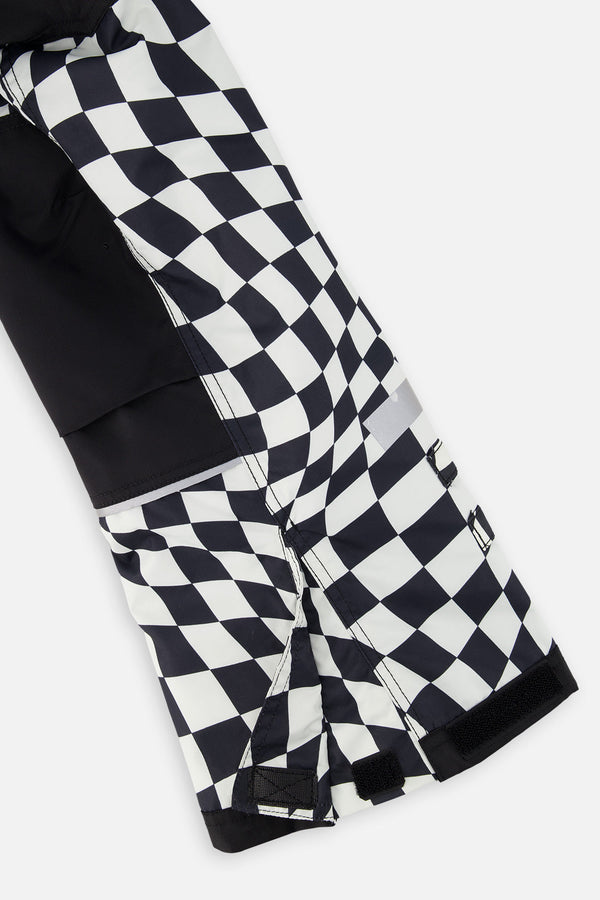 Two Piece Teknik Snowsuit Black And White - J10TB52_09990