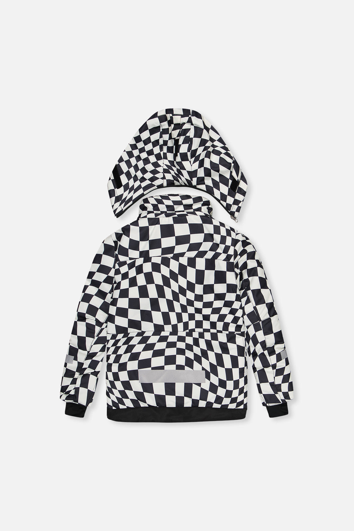 Two Piece Teknik Snowsuit White Checkered Print - J10TB52_1J059
