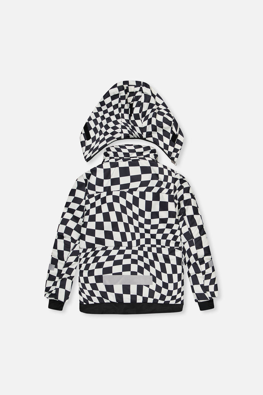 Two Piece Teknik Snowsuit White Checkered Print - J10TB52_1J059