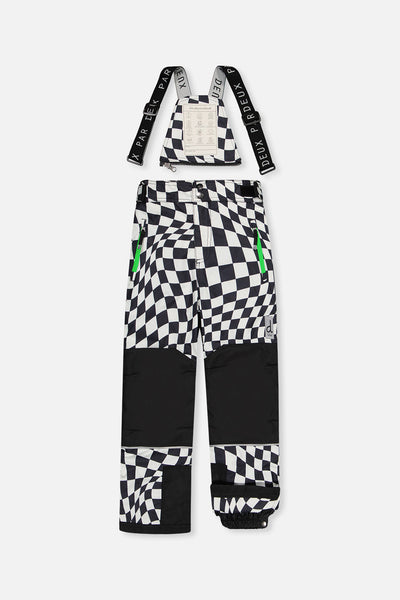 Two Piece Teknik Snowsuit White Checkered Print - J10TB52_1J059