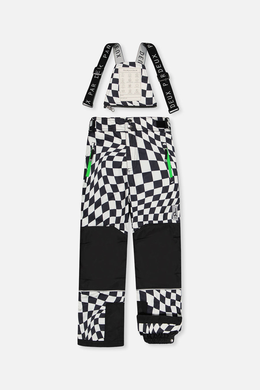 Two Piece Teknik Snowsuit White Checkered Print - J10TB52_1J059
