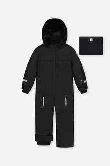 Kids One Piece Teknik Snowsuit Black - J10TB76_09990