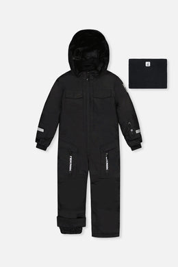 Kids One Piece Teknik Snowsuit Black - J10TB76_09990