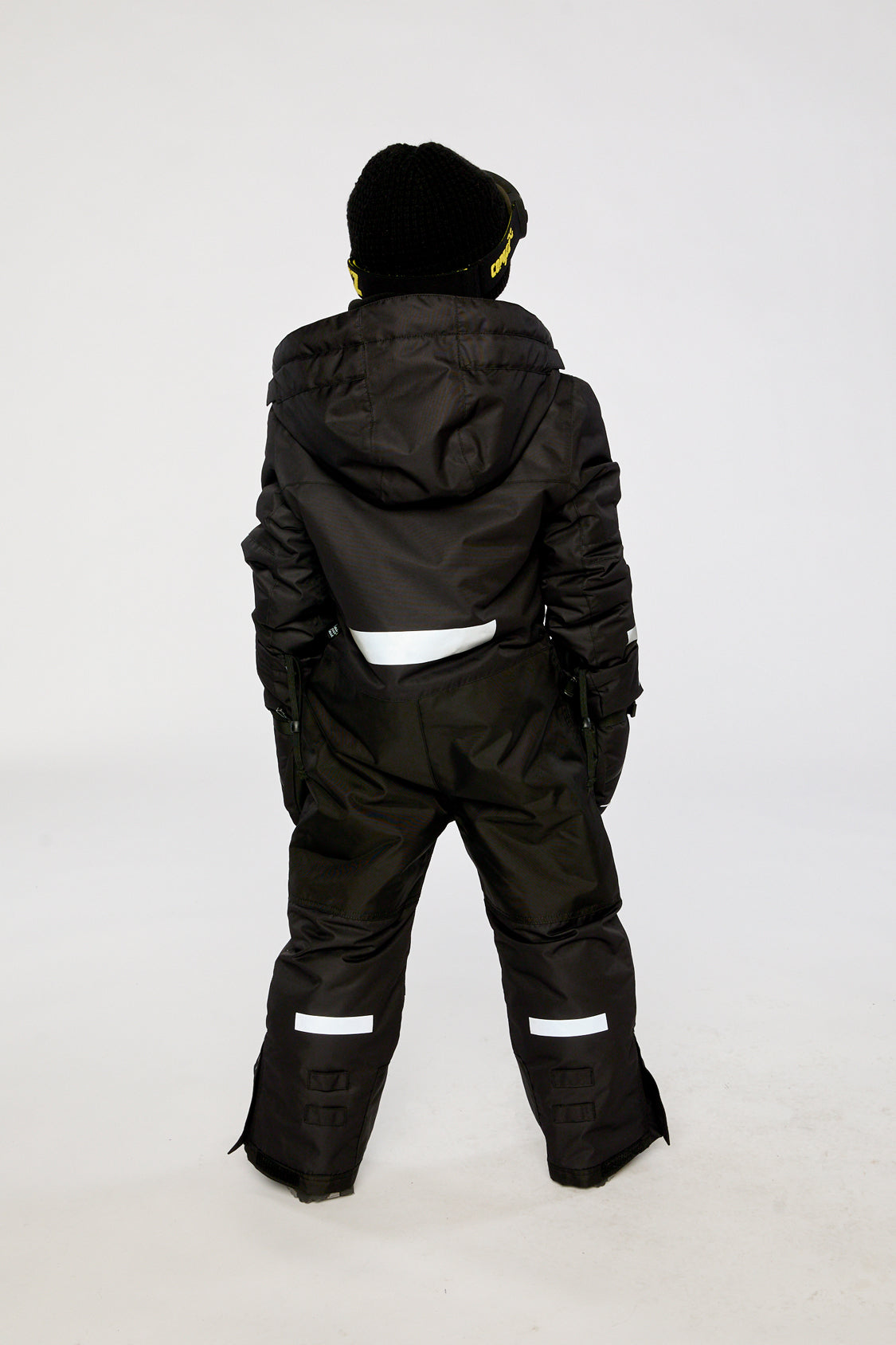 Kids One Piece Teknik Snowsuit Black - J10TB76_09990