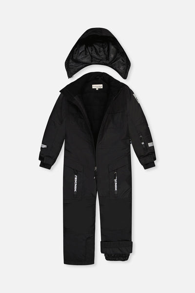 Kids One Piece Teknik Snowsuit Black - J10TB76_09990