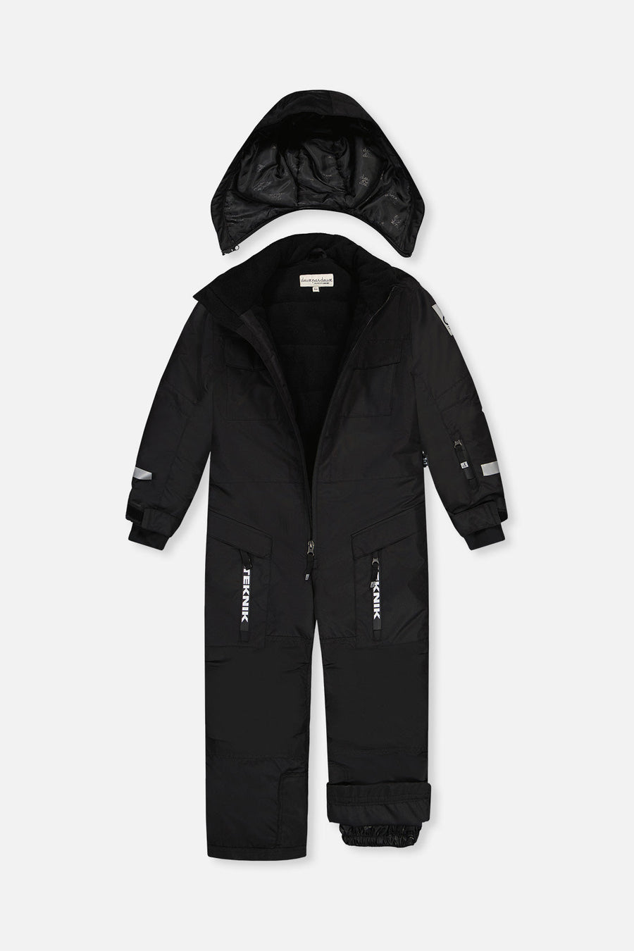 Kids One Piece Teknik Snowsuit Black - J10TB76_09990