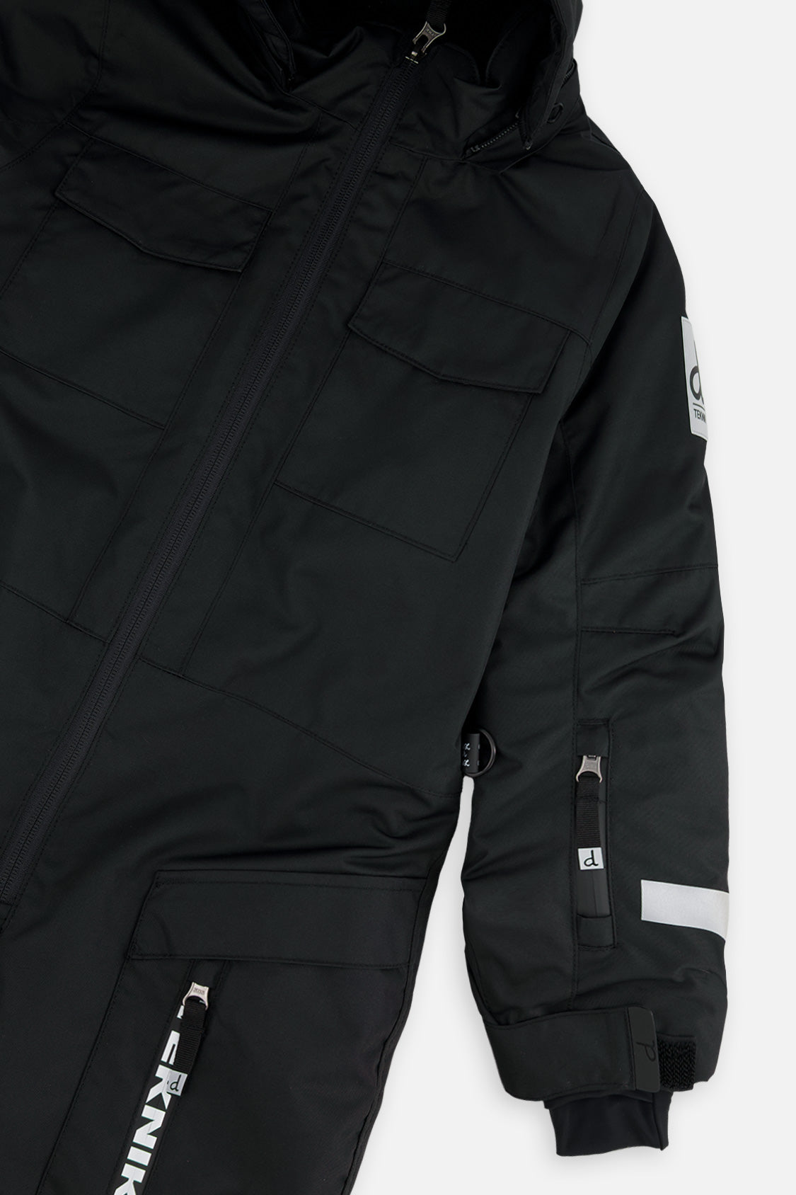 Kids One Piece Teknik Snowsuit Black - J10TB76_09990