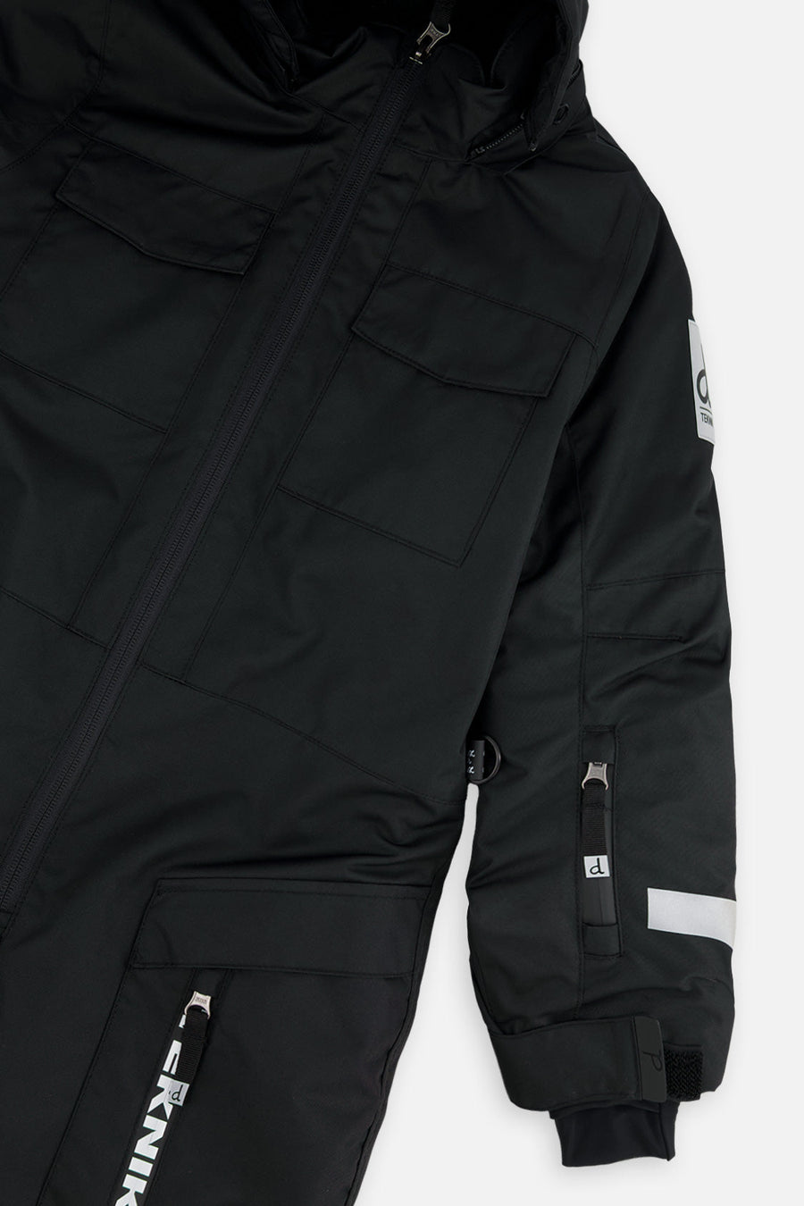 Kids One Piece Teknik Snowsuit Black - J10TB76_09990