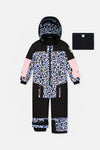 Kids One Piece Teknik Blue Leopard Print - J10TG73_1J027