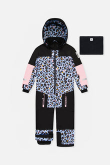 Kids One Piece Teknik Blue Leopard Print - J10TG73_1J027