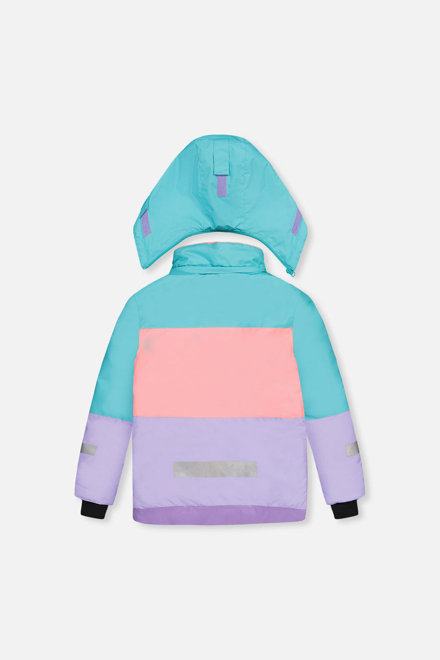 Two Piece Teknik Snowsuit Turquoise Orange And Mauve - J10TG92_02820