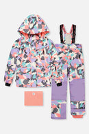 Two Piece Teknik Snowsuit Coral Camouflage - J10TG92_1J031