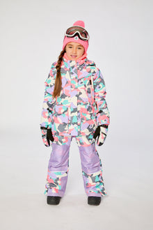 Two Piece Teknik Snowsuit Coral Camouflage - J10TG92_1J031