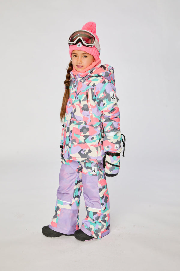 Two Piece Teknik Snowsuit Coral Camouflage - J10TG92_1J031