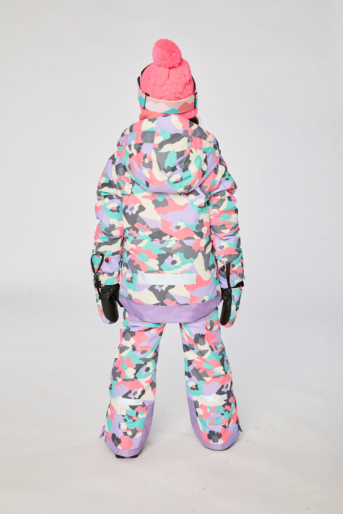 Two Piece Teknik Snowsuit Coral Camouflage - J10TG92_1J031
