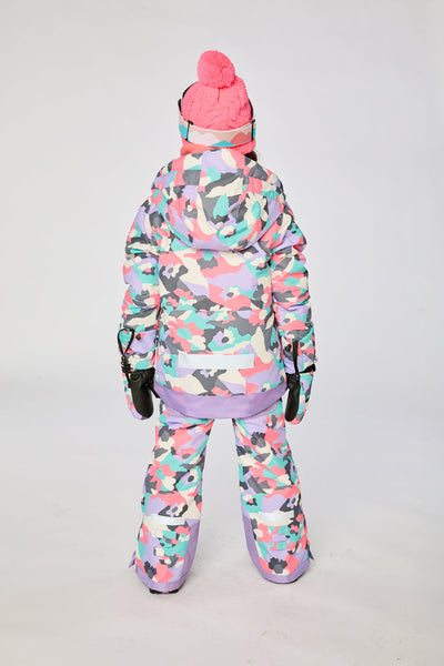 Two Piece Teknik Snowsuit Coral Camouflage - J10TG92_1J031