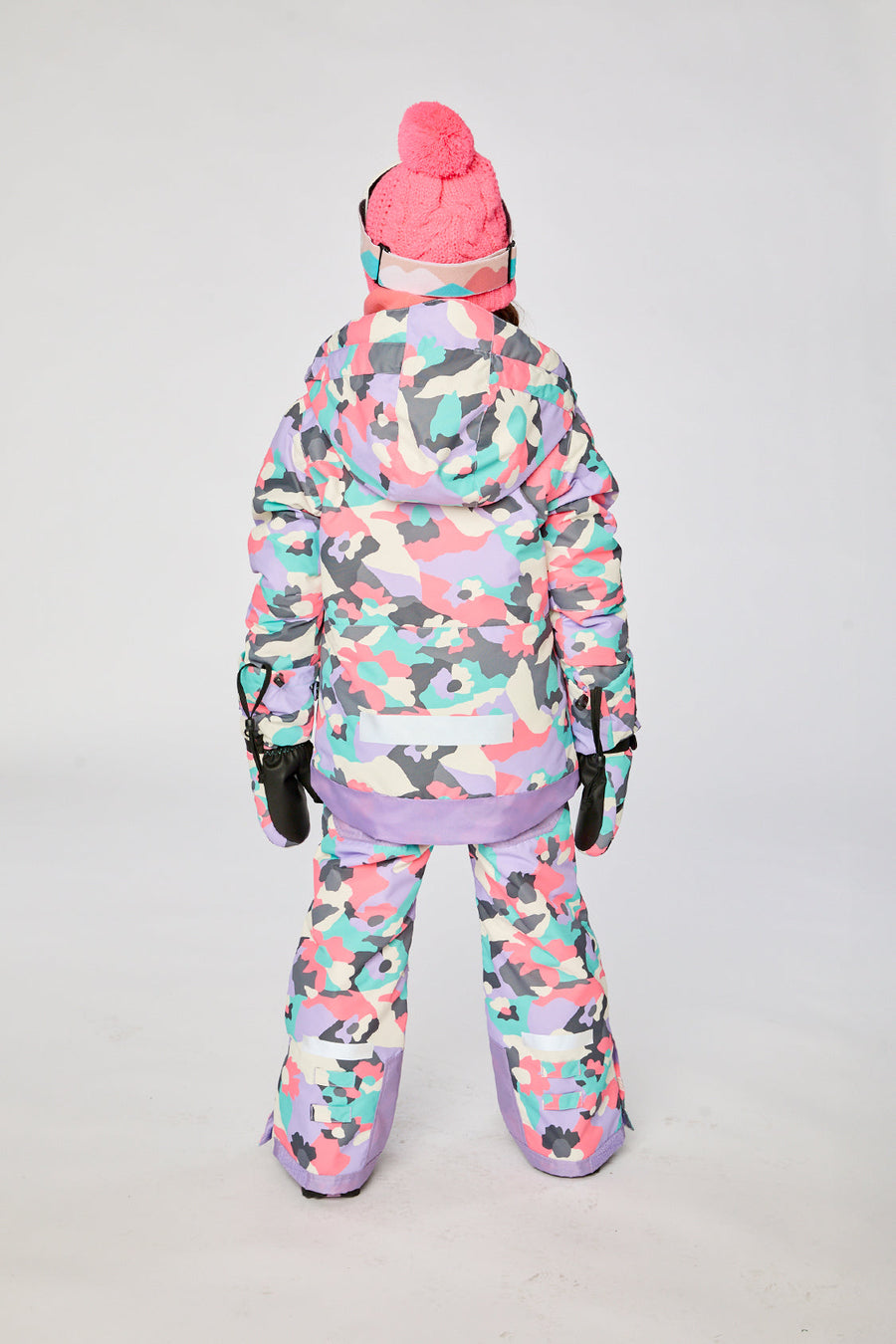 Two Piece Teknik Snowsuit Coral Camouflage - J10TG92_1J031