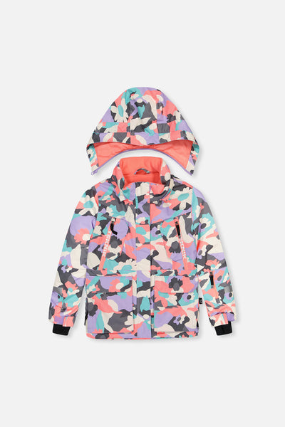 Two Piece Teknik Snowsuit Coral Camouflage - J10TG92_1J031