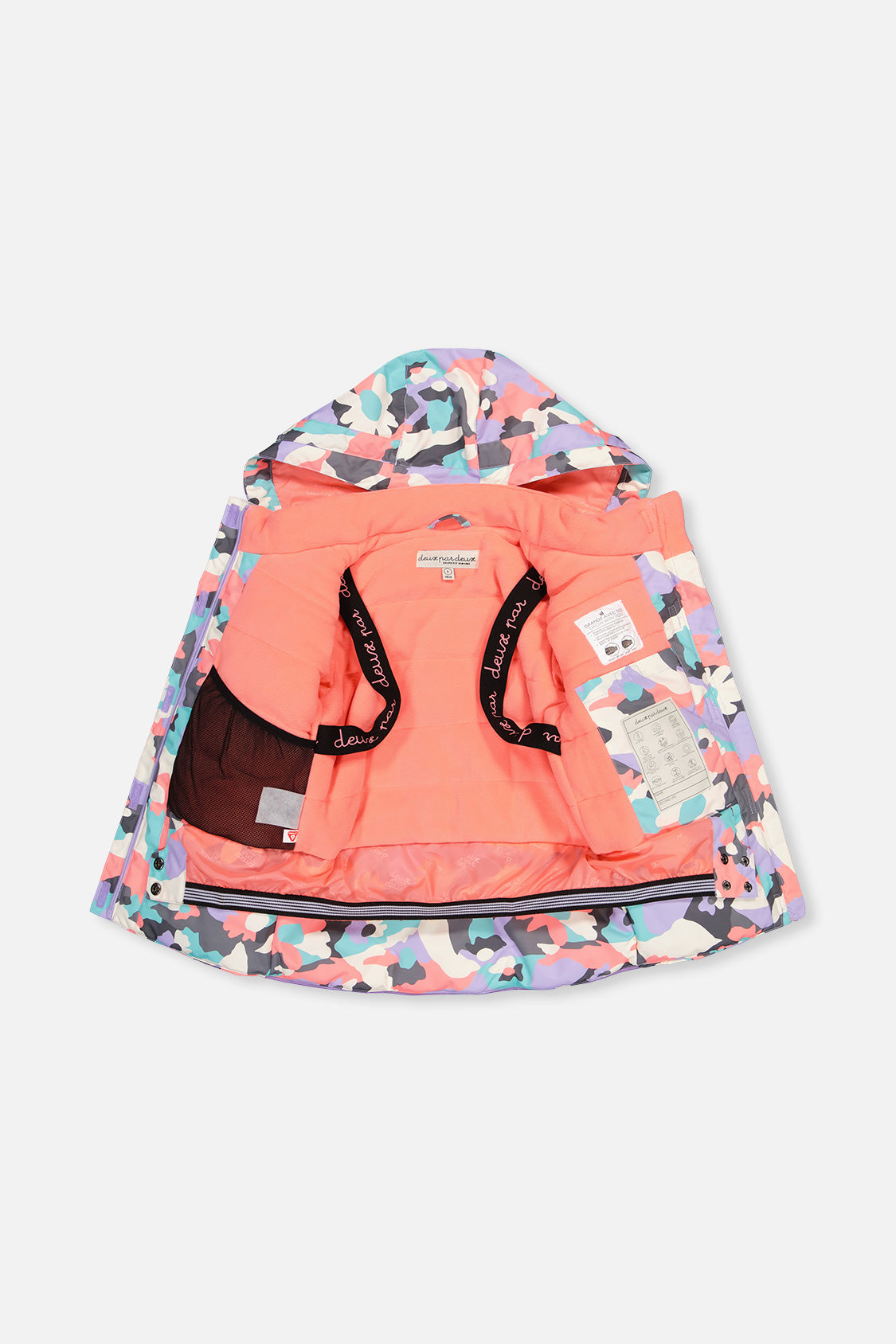 Two Piece Teknik Snowsuit Coral Camouflage - J10TG92_1J031