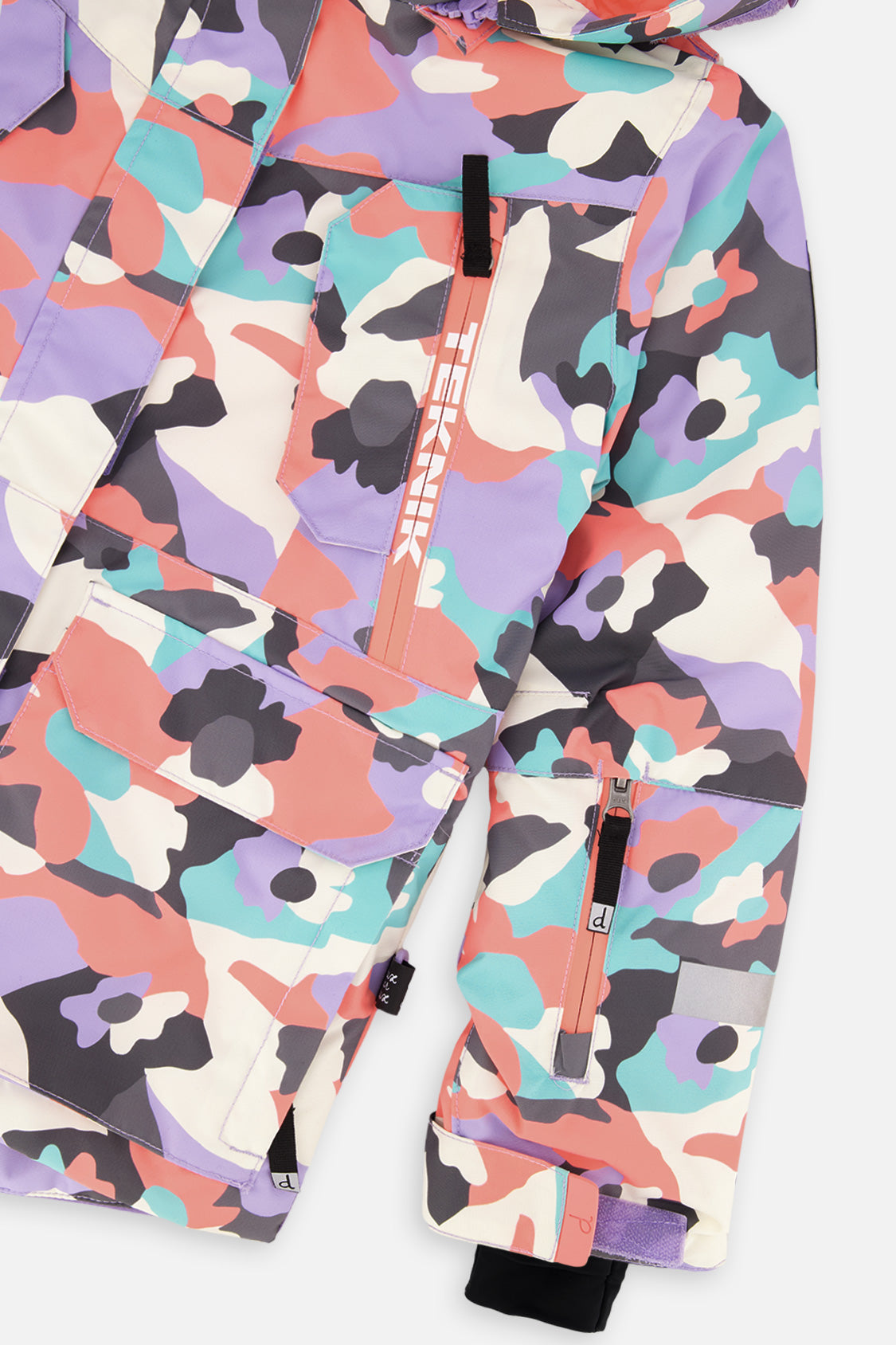 Two Piece Teknik Snowsuit Coral Camouflage - J10TG92_1J031