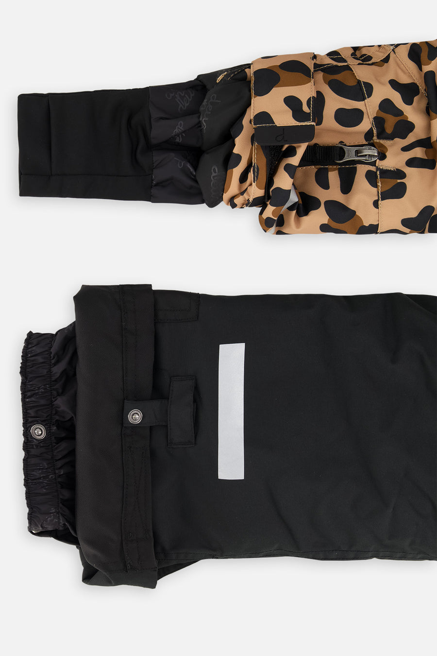 Two Piece Teknik Snowsuit Brown Leopard Print