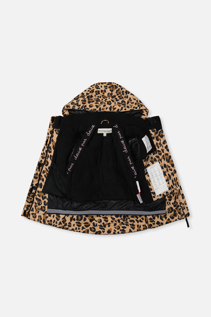 Two Piece Teknik Snowsuit Brown Leopard Print