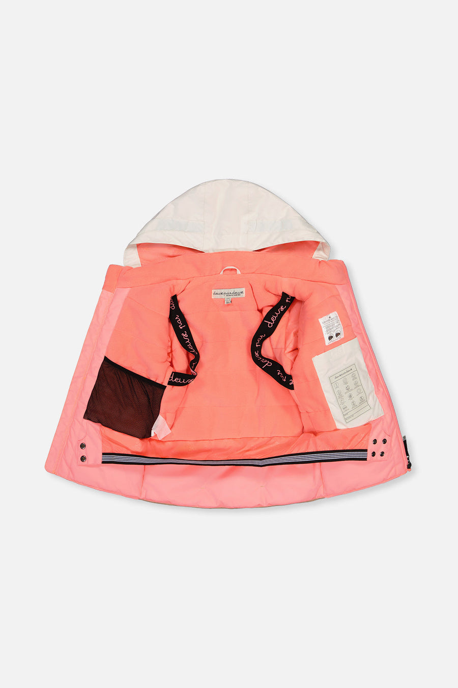Two Piece Teknik Snowsuit Off-White And Pink - J10TG93_01880