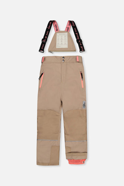 Two Piece Teknik Snowsuit Off-White And Pink - J10TG93_01880