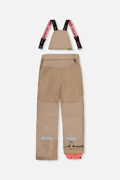Two Piece Teknik Snowsuit Off-White And Pink - J10TG93_01880