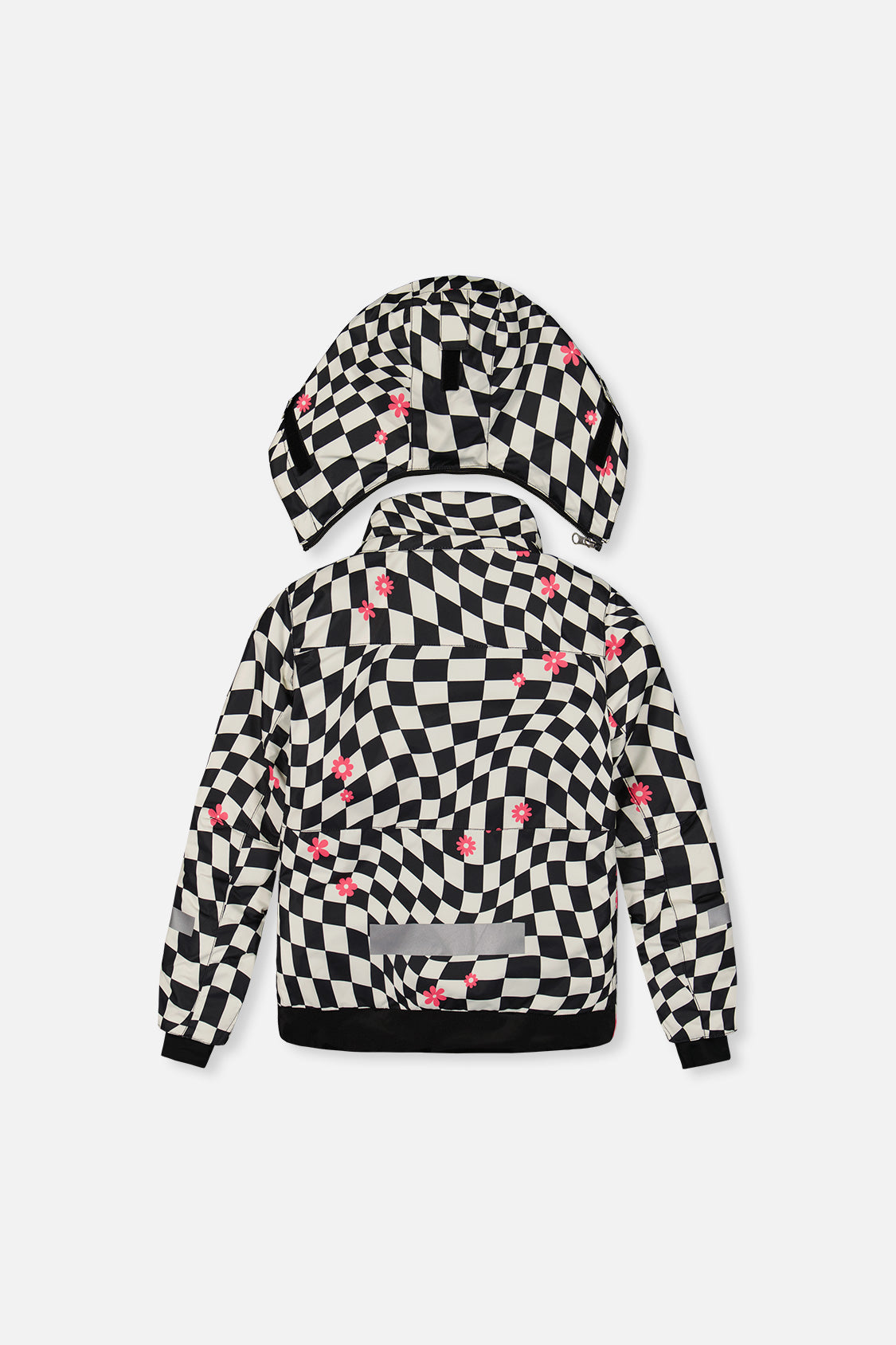 Two Piece Teknik Snowsuit Bright Pink And Checkered - J10TG93_06990