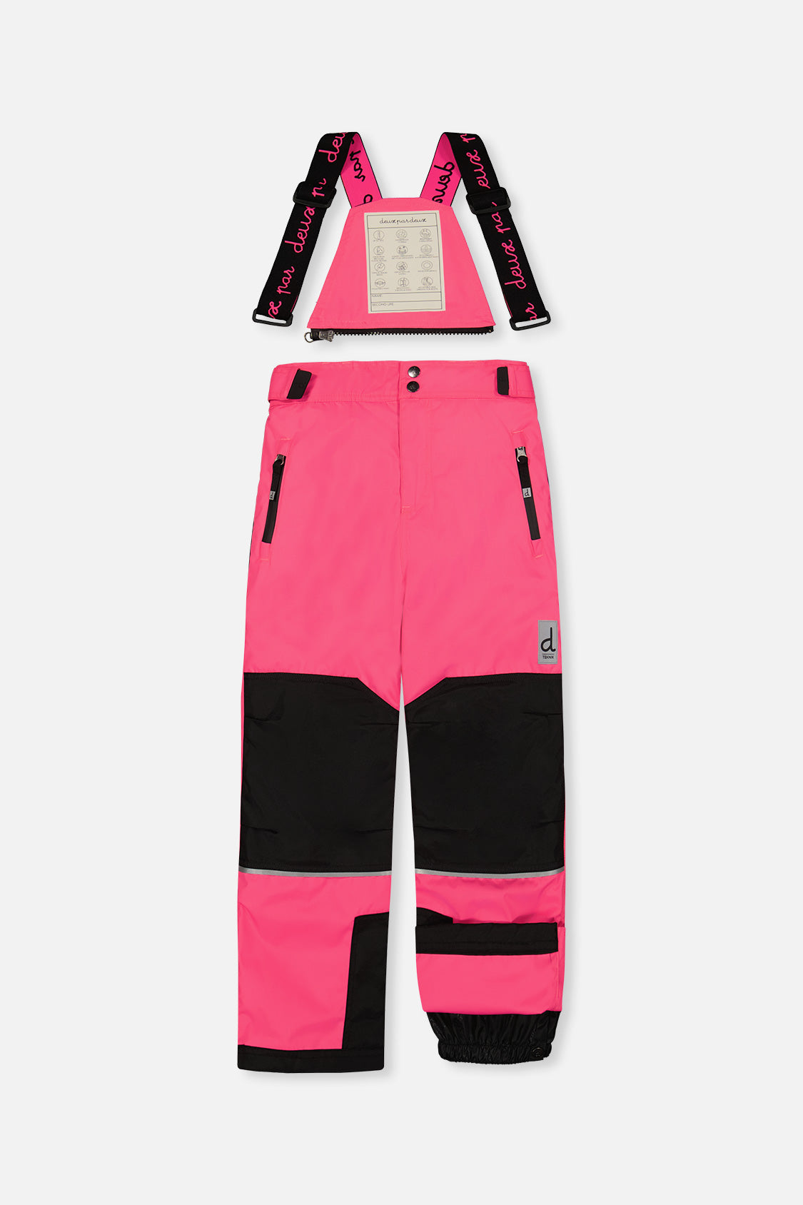 Two Piece Teknik Snowsuit Bright Pink And Checkered - J10TG93_06990