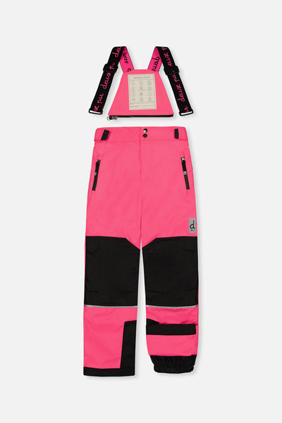Two Piece Teknik Snowsuit Bright Pink And Checkered - J10TG93_06990