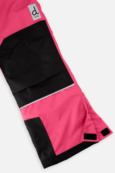 Two Piece Teknik Snowsuit Bright Pink And Checkered - J10TG93_06990