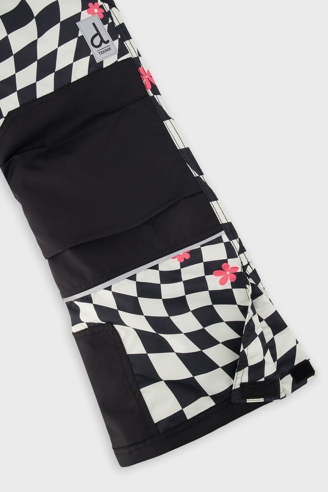 Two Piece Teknik Snowsuit White And Bright Pink Checkered Print - J10TG93_1J040