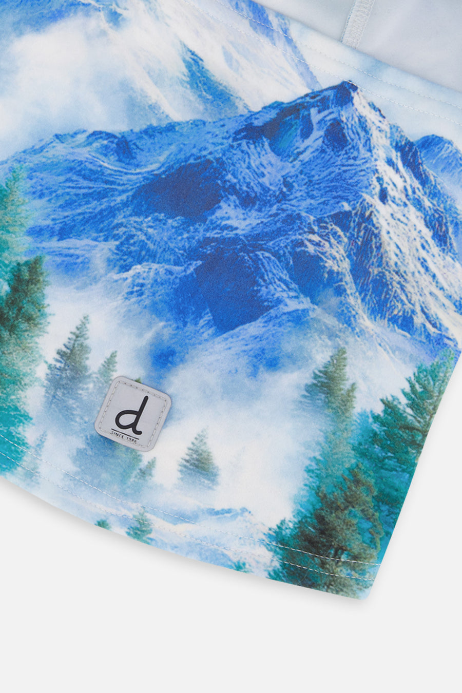 Polar Balaclava Blue Mountain Print