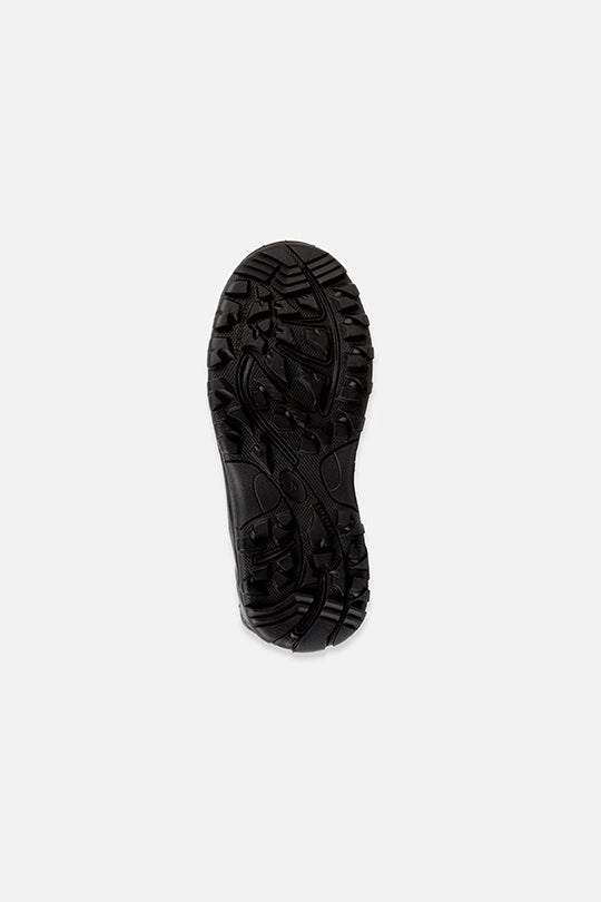Nylon Quilted Winter Boots Silver
