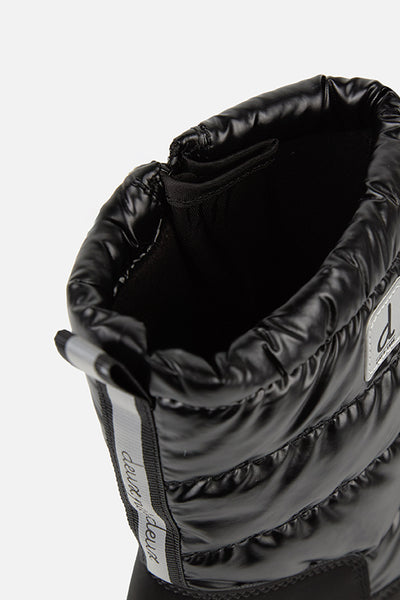 Nylon Quilted Winter Boots Noir
