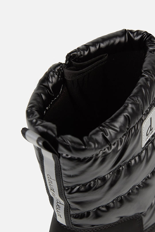 Nylon Quilted Winter Boots Noir