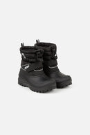 Rubberized Puffer Winter Boots Black