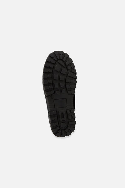 Rubberized Puffer Winter Boots Black