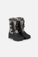 Bottes d'hiver avec doublure amovible gris mélangé