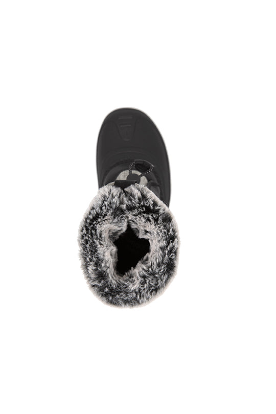 Bottes d'hiver avec doublure amovible gris mélangé