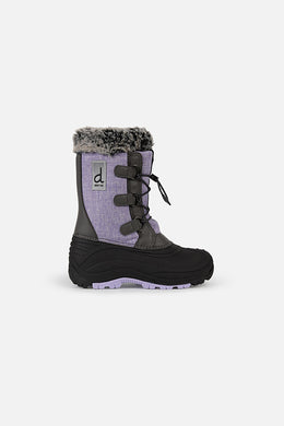 Winter Boots With Removable Lining Lavender