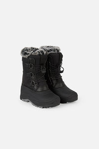 Winter Boots With Removable Lining Black